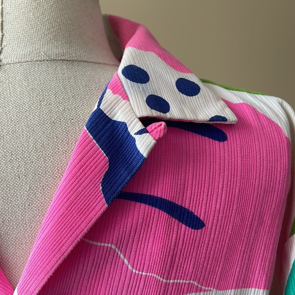 Alfred Shaheen Hawaiian Vintage Floral Shirt Mens Large Pink Tropical RARE PRINT - Picture 2 of 14